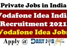 Vi Recruitment 2021 – Apply Online For Vodafone Idea Jobs Vi Recruitment 2021