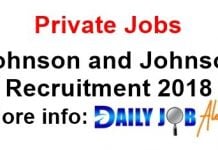 Johnson and Johnson India Recruitment 2018 – Online Apply For Various Posts Johnson and Johnson India Recruitment 2018