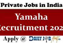 Yamaha Recruitment 2022 – Apply at in.yamaha.com Yamaha Recruitment 2022