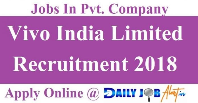 Vivo Recruitment 2018