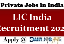 LIC India Recruitment 2022