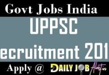 UPPSC Recruitment 2018 : Apply Online for Assistant Registrar Exam 2018 UPPSC Recruitment 2018