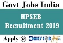 HPSEB Recruitment 2019