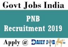 PNB Recruitment 2019 : Apply For 325 posts www.pnbindia.in PNB Recruitment 2019