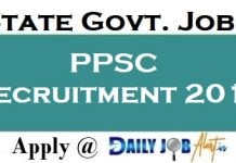 PPSC Recruitment 2019 – Apply Online For 34 Senior Assistants Posts PPSC Recruitment 2019
