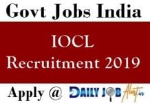 IOCL Recruitment 2019 – Apply Online 129 Non-Executive Posts @ www.iocl.com IOCL Recruitment 2019