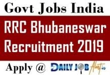 RRC Bhubaneswar Recruitment