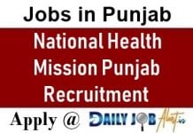 NHM Punjab Recruitment 2019