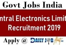 CEL Recruitment 2019 Apply Online 74 Officer, Accounts Officer, Marketing Officer Posts www.celindia.co.in CEL Recruitment 2019