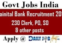 Nainital Bank Recruitment 2019