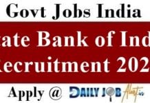 SBI Recruitment 2020 Notification Apply Online 8134 Junior Associates Posts @ www.sbi.co.in SBI Recruitment 2020
