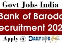 BOB Recruitment 2020 Apply 49 Business Correspondent Supervisor Posts www.bankofbaroda.in
