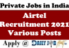 Airtel Recruitment 2021