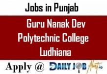 Guru Nanak Dev Polytechnic College Ludhiana