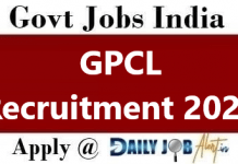 GPCL Recruitment 2020