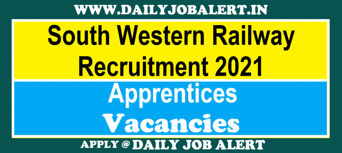 South Western Railway Recruitment 2021