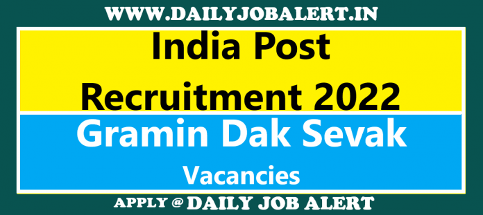 India Post Recruitment 2022