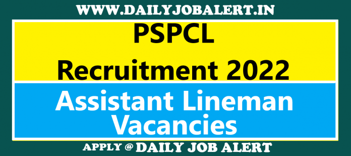 PSPCL Recruitment 2022 PSPCL Recruitment 2022