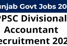 PPSC Divisional Accountant Recruitment 2022 Apply Online 11 Posts of Divisional Accountant PPSC Divisional Accountant Recruitment 2022