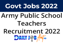 APS Punjab Recruitment 2022