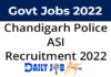 Chandigarh Police ASI Recruitment 2022
