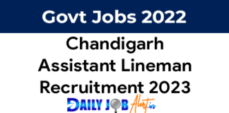 Chandigarh Assistant Lineman 2023