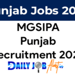 MGSIPA Punjab Recruitment 2023