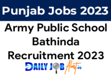 aps bathinda recruitment 2023