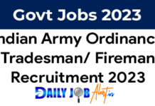 AOC Recruitment 2023 1793 Tradesman and Fireman Posts AOC Recruitment 2023