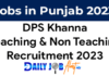 DPS Khanna Recruitment 2023