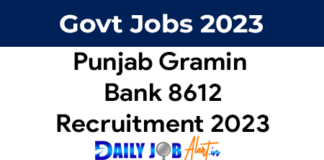 Punjab Gramin Bank Recruitment 2023