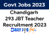 chandigarh jbt teacher recruitment 2023