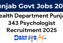 BFUHS Psychologist Recruitment 2025 of 343 Posts