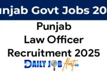 PSSSB Law Officer Recruitment 2025 – Notification Out for 11 Posts PSSSB Law Officer Recruitment 2025