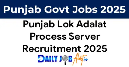 Punjab Lok Adalat Recruitment 2025 Punjab Lok Adalat Recruitment 2025
