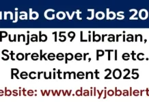 PSSSB Advt 13 of 2025 Recruitment Notification out for 159 various posts PSSSB Advt 13 of 2025 Recruitment